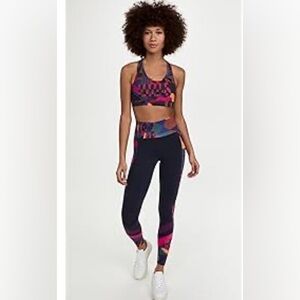 FARM Rio Abstract Patches Matching Workout Set - Sports Bra & Leggings